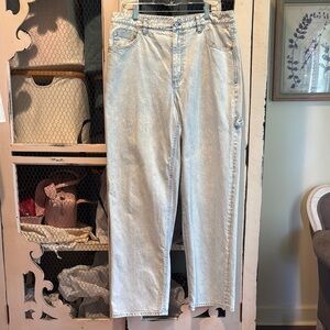 Tibi bleached denim Sam carpenter jeans, size 30, EUC $125